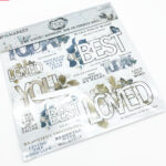 49 and Market Vintage Artistry 12X12 SERENITY SENTIMENTS RUB-ON Transfer Sheet