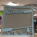 Page Frame TRAVEL ON THE SEA 12"x12" Scrapbook Overlay - Image 3