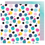 Shimelle Glitter Girl GET MESSY 12X12 Scrapbook Paper