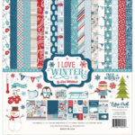 Echo Park I LOVE WINTER Scrapbook Kit