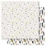 Bella! Raw & Rustic BUNTING 12x12 Scrapbook Paper