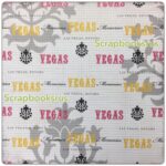 Fancy Grid LAS VEGAS MEMORIES 12"X12" Scrapbook Paper - Image 2