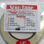 Scor-Pal SCOR-TAPE 1/8" Double Sided Adhesive Tape 27 yds