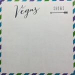 Memories Air Mail VEGAS SHOWS 12X12 Scrapbook Paper