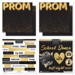 PROM BALLOONS 12X12 Scrapbook School Dance Kit 33pc