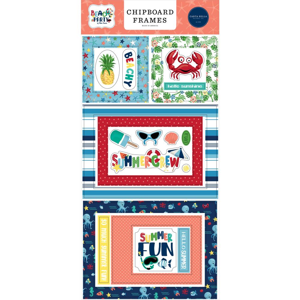 image_3724bdec-268b-4b87-a7dd-d416aaea6b19.jpg Carta Bella BEACH PARTY Adhesive Chipboard 15 pc - Image 1