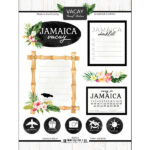 JAMAICA CARIBBEAN 12"X12" KIT Mini Theme 9pc - Image 5