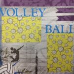 Premade Pages VOLLEY BALL (1) 12"x12" Scrapbook Page