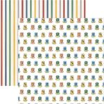 Paper House Harry Potter WATERCOLOR HOUSE Crests 12"X12" Scrapbook Sheet