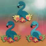 FLAMINGO Summer Scrapbook Die Cuts - Image 3