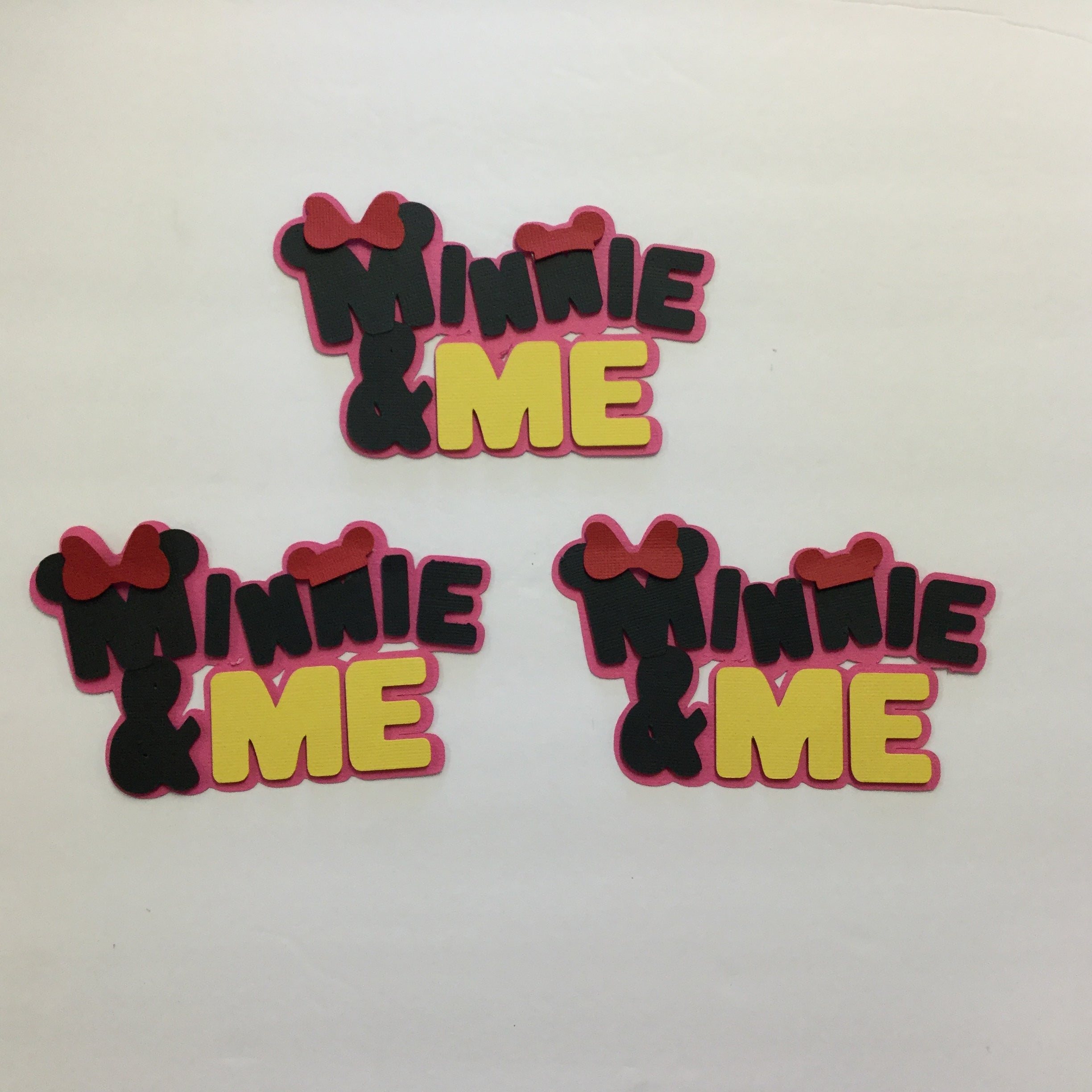 image_3b63af22-9dd7-41ca-8ba8-fcd7d0ed76dc.jpg MINNIE ME Scrapbook Die Cut Embellishment - Image 1