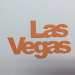 Scrapbooksrus LAS VEGAS DieCut Die Cut Title 2pc - Image 9