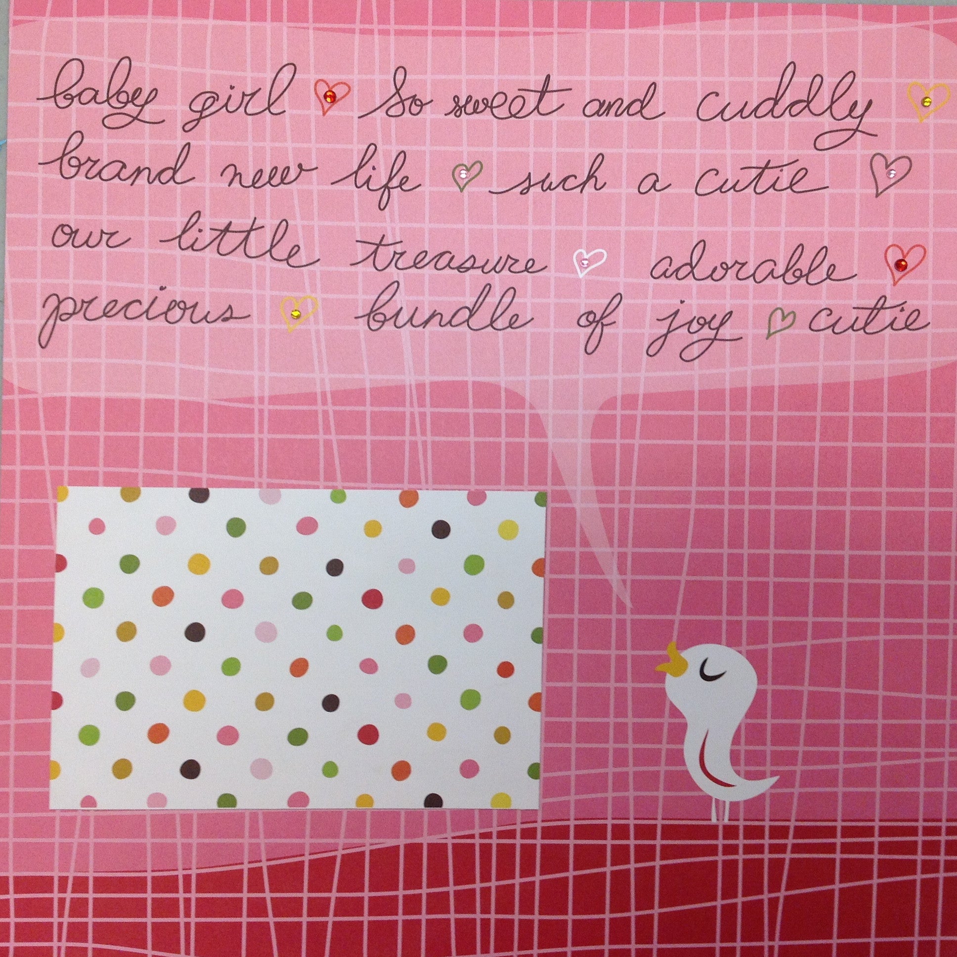 image_3bd0854d-eb79-4d44-9115-8cdd2a962d7f.jpeg Premade Scrapbook Page (1) 12"x12" SWEET AND CUDDLY - Image 1
