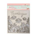 Stamperia CELEBRATE THANK YOU decorative Chipboard 6pcs