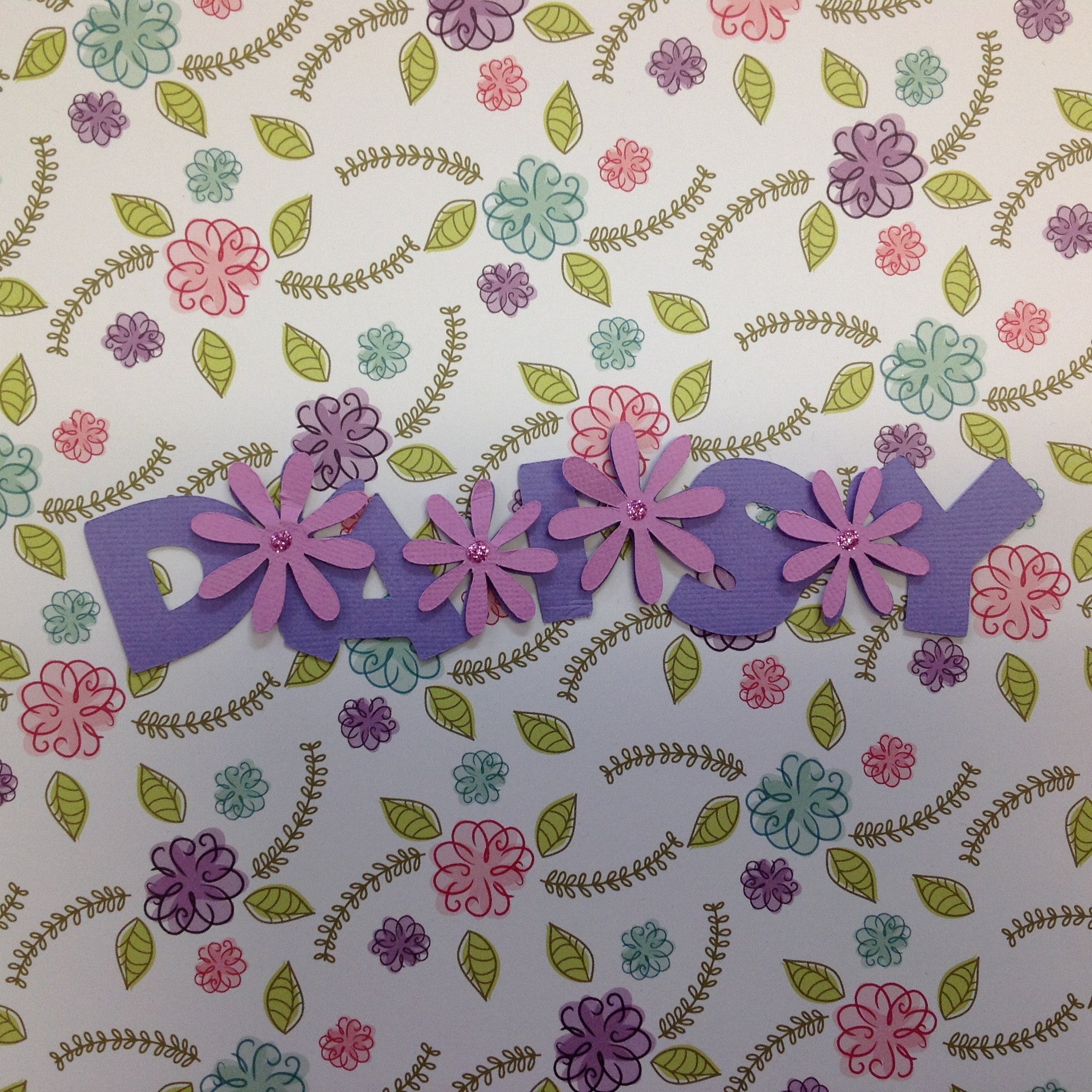 image_3ceafa50-c1b6-4b7c-b5f4-12e10329f808.jpeg Disney DAISY BORDER Scrapbook Title Scrapbooksrus - Image 1