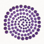 Kaisercraft PURPLE RHINESTONES Self Adhesive 100 pieces