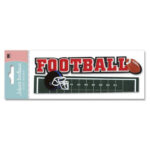 Eksuccess Jolee's Boutique FOOTBALL Stickers 1pc