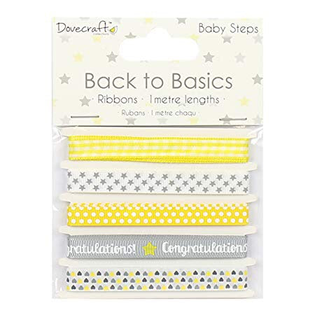 image_4167887e-2901-4bf3-a6cf-a5ef2f183742.jpg Dovecraft Back to Basics BABY STEPS RIBBON - Image 1