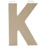 Darice Paper Mache Alphabet Letters I-P 5.5"X8" - Image 3