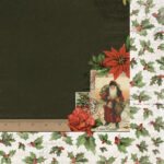 Kaisercraft Letters To Santa HOLLY & BERRIES 12"X12" Scrapbook Sheet