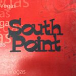 SOUTH POINT Travel LasVegas Laser Cut Diecut
