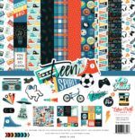 Echo Park TEEN SPIRIT BOY 12"X12" Scrapbook Collection Kit