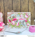Kaisercraft Miss Betty Collection SEWN 12"X12" Scrapbook Sheet - Image 5