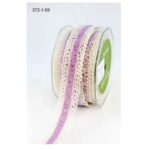 May Arts 1" Crochet Velvet Center Ribbon 1 yard - Image 2