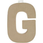 Darice Paper Mache Alphabet Letters A-H 5.5"X8" - Image 7