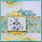 Fabscraps ADORA BUBBLE Die-Cut Grey Chipboard Word - Image 2