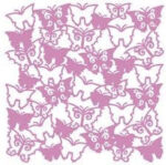 Ki Flutter Calm Lace Cardstock Hot Pink - Image 2