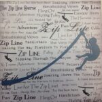 ZIP LINE Brown Scrapbook Die Cut ScrapbooksRUs - Image 2