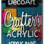 DecoArt Crafter's Acrylic TEAL BLUE Acrylic Paint 2oz