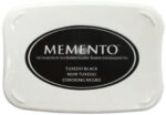 Memento Fade Resistant TUXEDO BLACK Archival Ink Pad 8oz