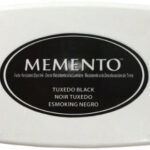 Memento Fade Resistant TUXEDO BLACK Archival Ink Pad 8oz
