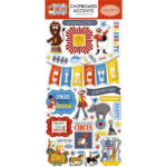 Carta Bella THE CIRCUS 6"x12" Chipboard Accent Sticker 31pc