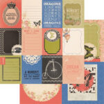 Kaisercraft MISS MATCH Collection 12X12 Scrapbook Paper