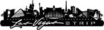 LAS VEGAS STRIP Skyline Travel Border Laser Cuts LV