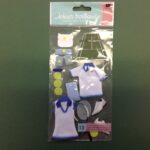 Tennis Ek Success Jolee's Boutique TENNIS 3D Sticker 13pc