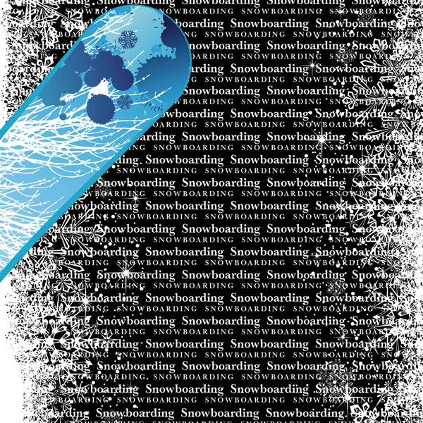 image_48774a43-6679-4d7d-b516-eac72c3a3878.jpg SNOWBOARDING GO BIG RIGHT 12"x12" Sports Sheet Scrapbook Customs - Image 1