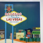 LAS VEGAS BILLBOARDS 12x12 Scrapbook Paper
