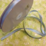 May Arts 1/4" SILVER EDGE SATIN Ribbon - Image 8