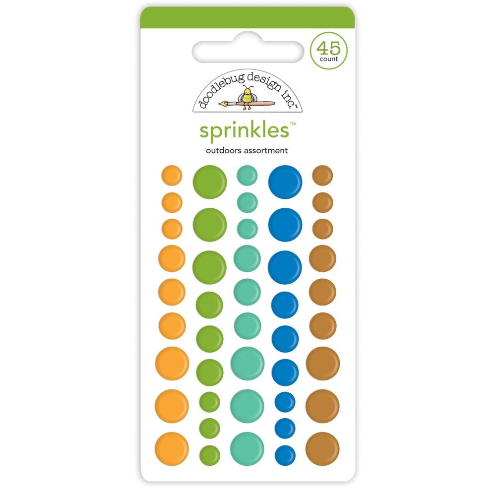 image_48eff783-3f1d-47b3-828c-d7e7a8d66bb8.jpg Doodlebug OUTDOOR SPRINKLES Stickers 45pc - Image 1