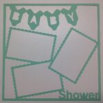 Page Frame BABY SHOWER 12"x12" Scrapbook Overlay - Image 4