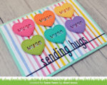 Lawn Fawn SENDING HUGS Line Border Custom Craft Die - Image 2