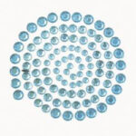 Kaisercraft BLUE RHINESTONES Self Adhesive 100 pieces - Image 3