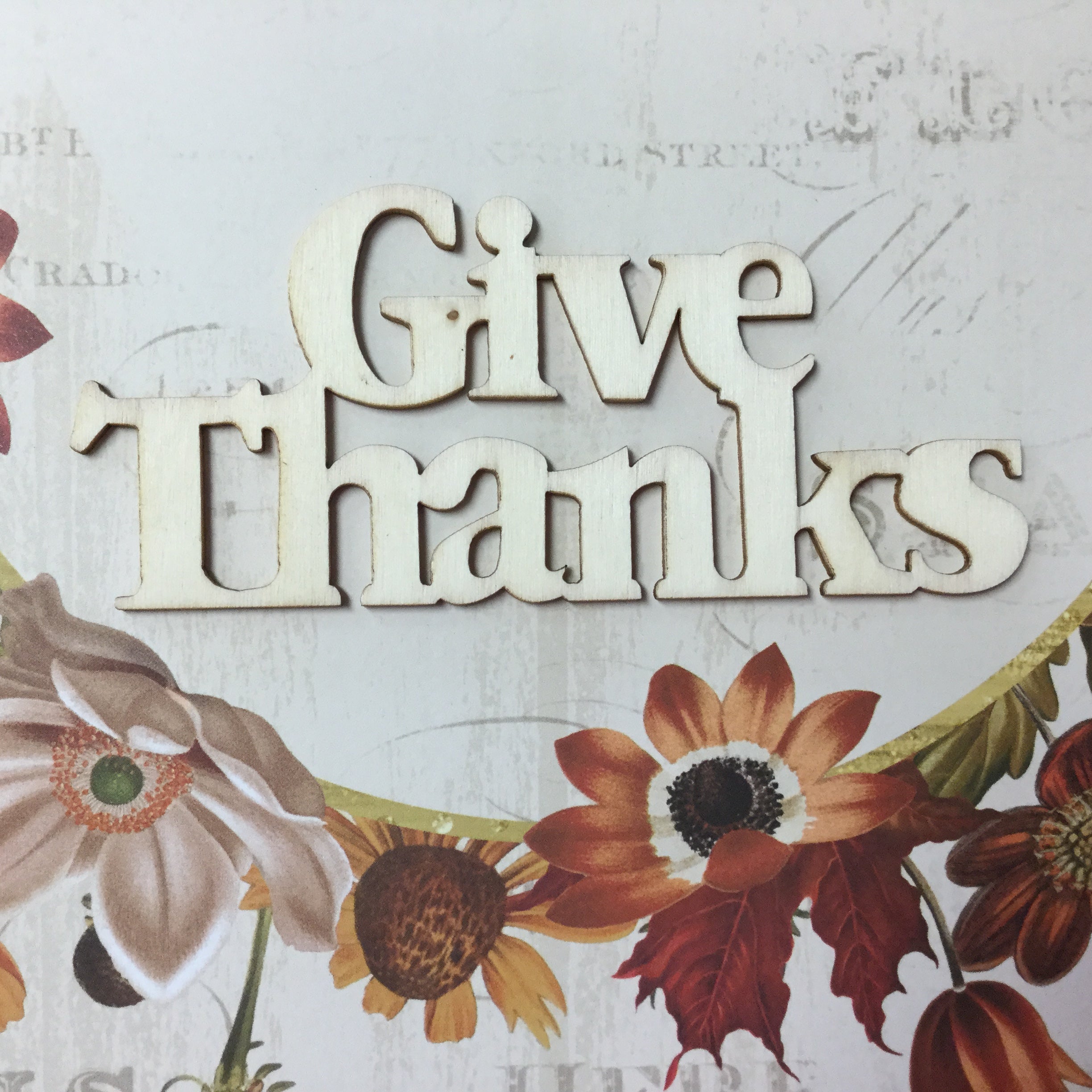image_4c24a54d-a468-45eb-8f4e-d994e61c4f0c.jpg Wooden Harvest Titles GIVE THANKS Wood Words 1pc - Image 1