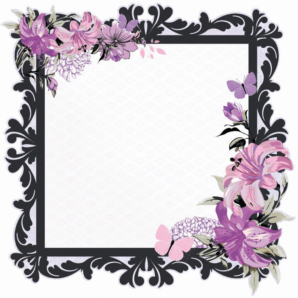 image_4c77a60d-aa0f-4370-9626-62f93943b7b7.jpg Kaisercraft VIOLET CRUSH Grape Die-Cut Cardstock 12"X12" - Image 1
