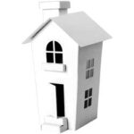 Doodlebug Plain & Simple LARGE CHIPBOARD HOUSE