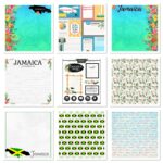 JAMAICA CARIBBEAN 12"X12" KIT Mini Theme 9pc